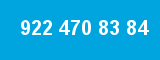 922 470 83 84 922 470 83 84
